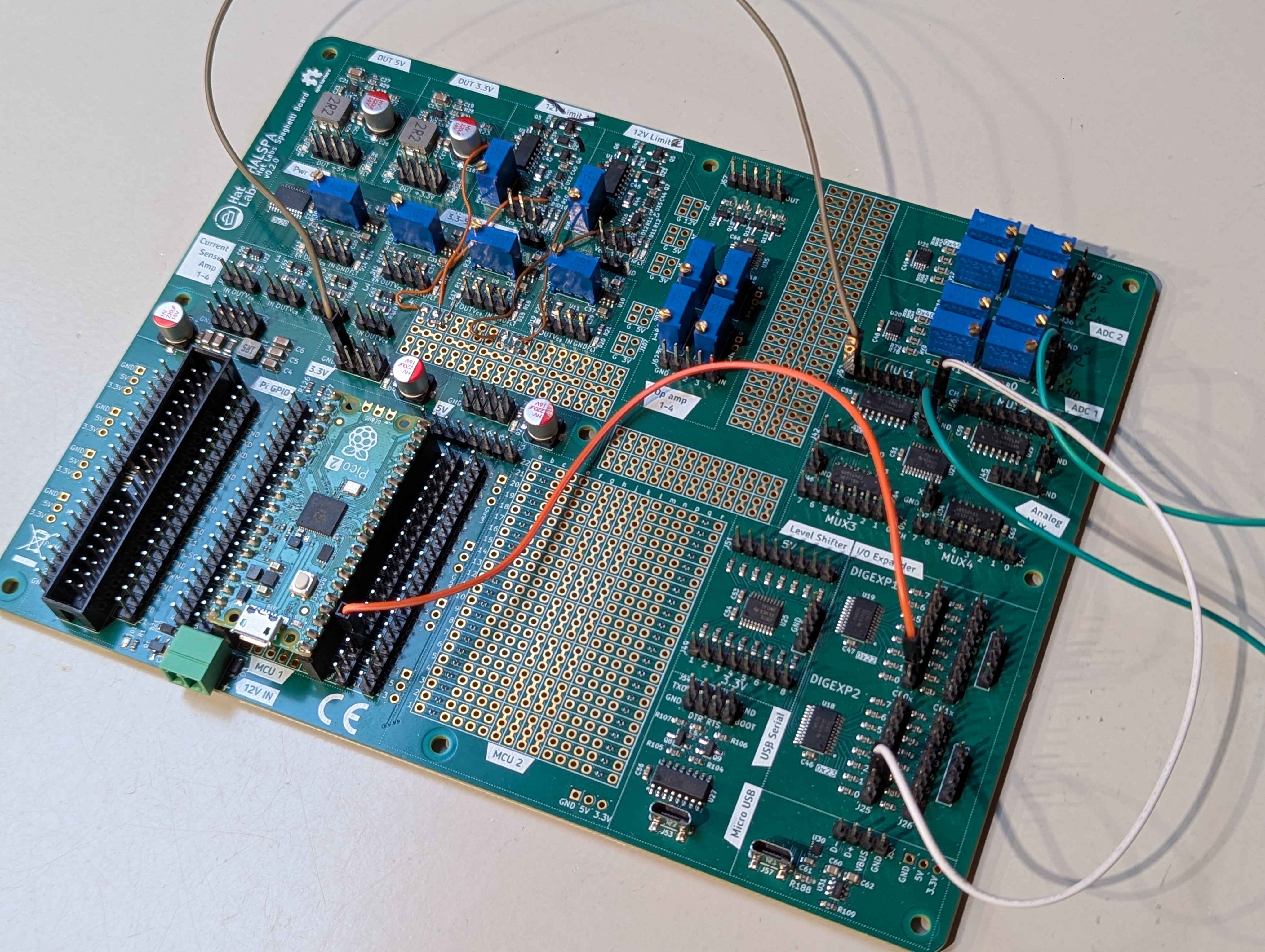 HALSPA board with a Raspberry Pi Pico 2